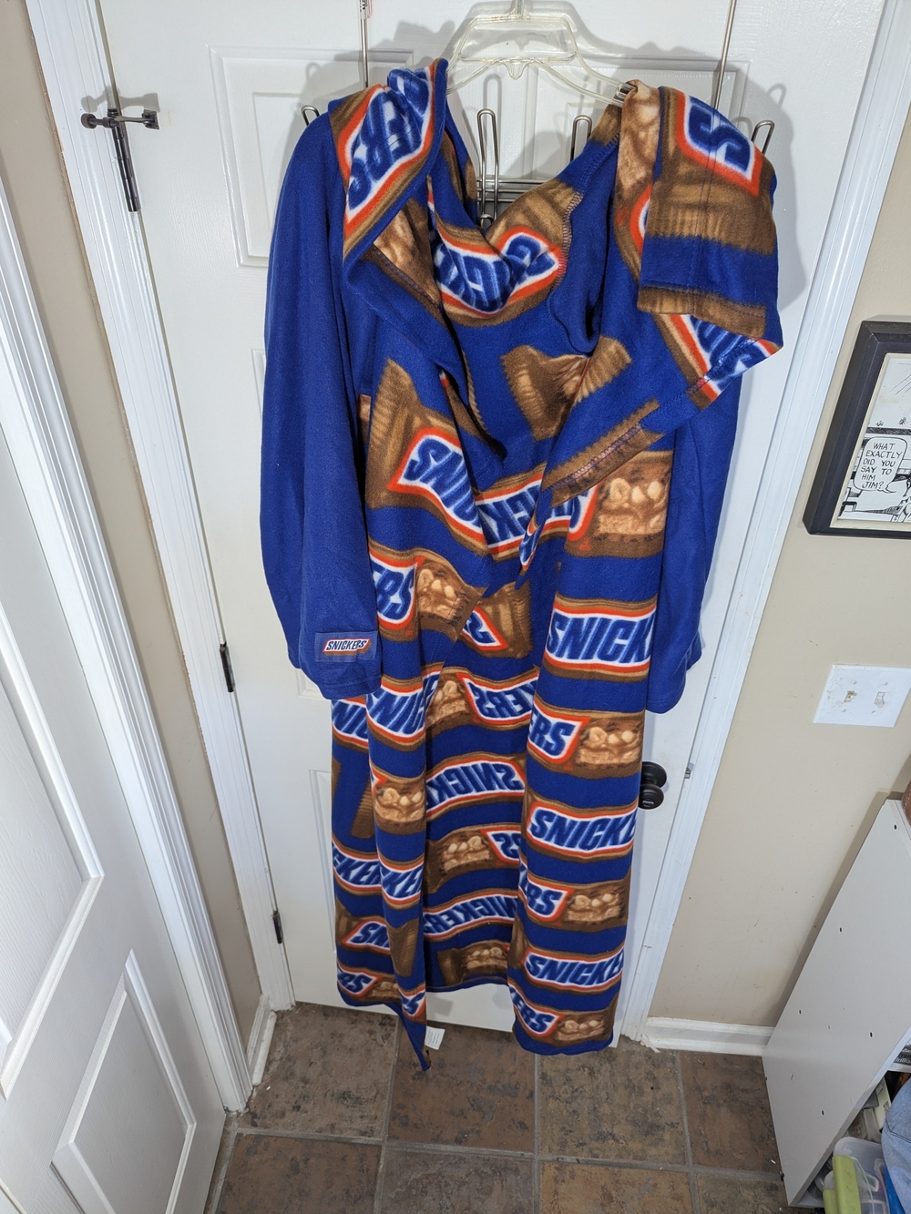 Blue Snickers Snuggie Robe - Picture 2 of 8